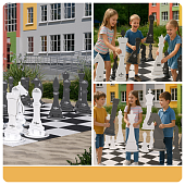 Напольные/настольные шахматы и шашки