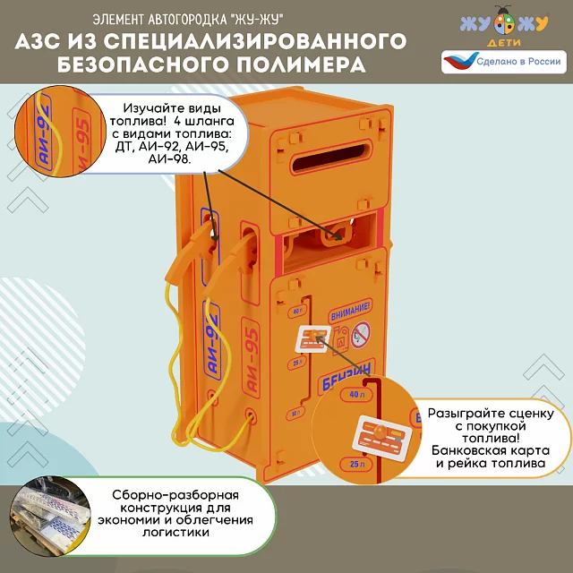АЗС из специализированного безопасного полимера