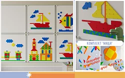 Настенная мозаика "Жу-Жу"- 6 панелей, 450 фигурок