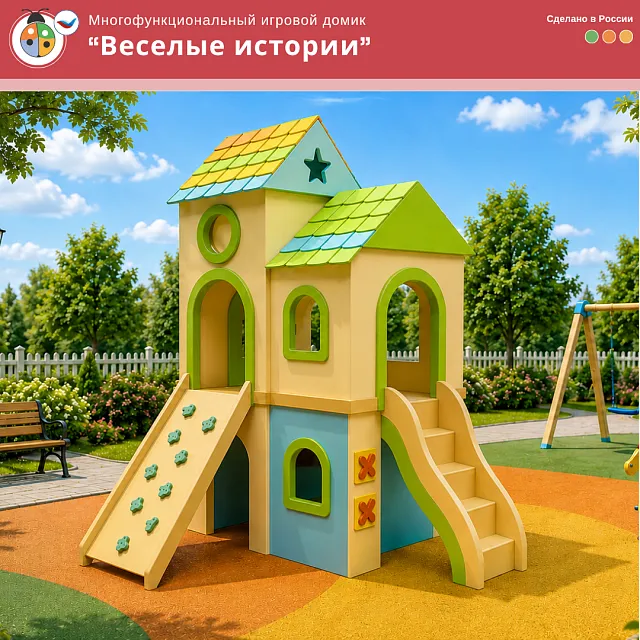 Многофункциональный игровой домик «Веселые истории»