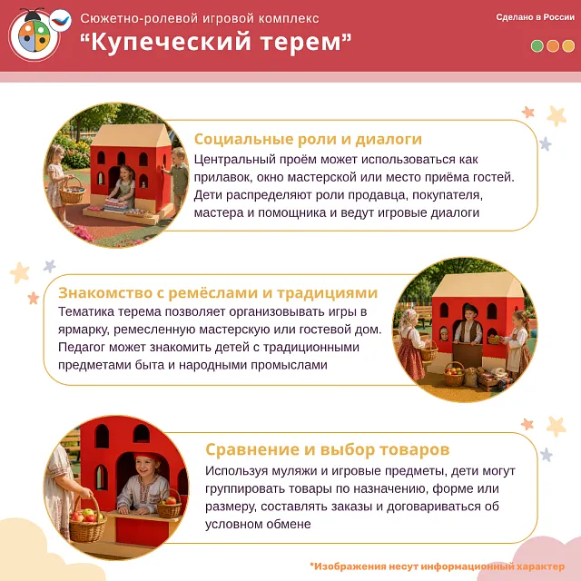 Сюжетно-ролевой игровой комплекс «Купеческий терем»