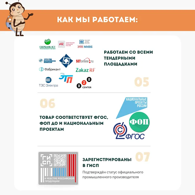 Элемент настенной панели "Теремок" Веселый зайчик