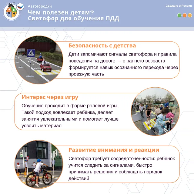 Набор светодиодных светофоров "Четырехсторонний перекресток" стационарный 2.0