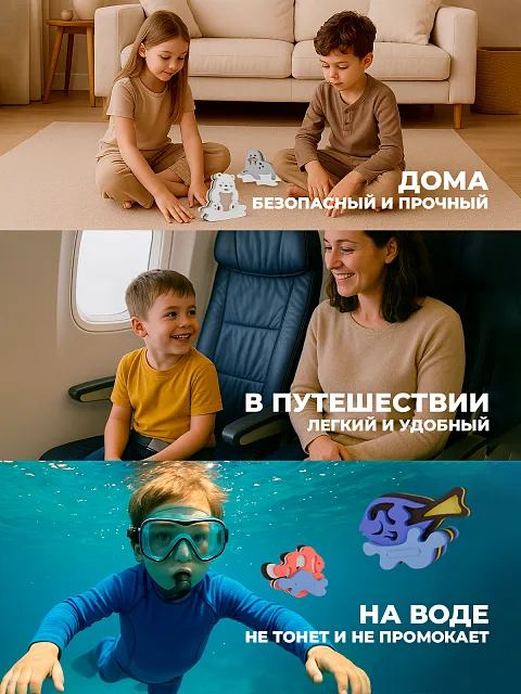 3Д конструктор "Животные севера"