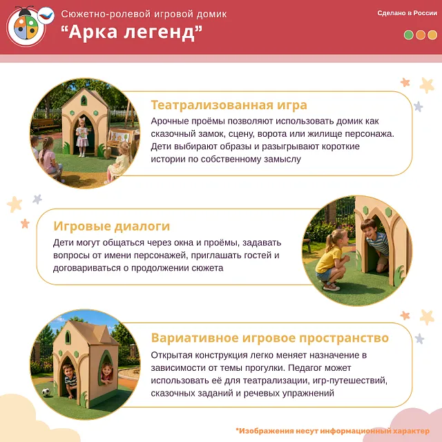 Сюжетно-ролевой игровой домик “Арка легенд” 