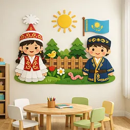 Патриотическая мягкая панель "Казахстан"