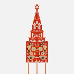 Элемент патриотической площадки "Жу-Жу" - Боровицкая башня, Кремль