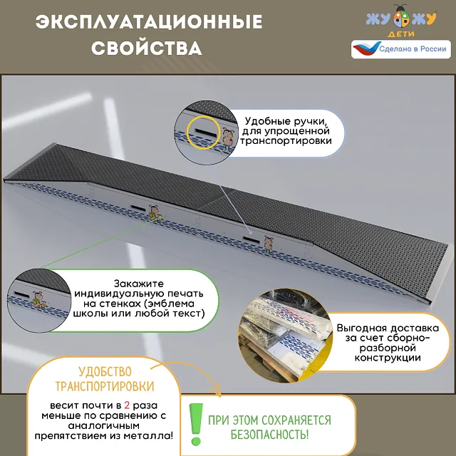 Комплект препятствий "Безопасное колесо" для велосипедистов №3