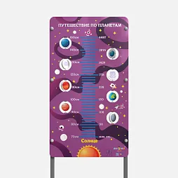 Космоплощадка Жу-Жу: ростомер "Путешествия по планетам"