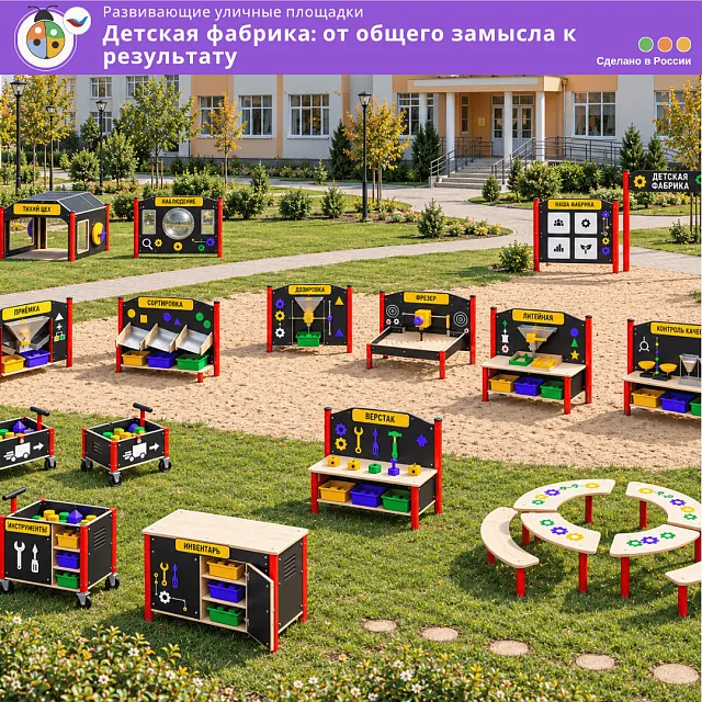 Комплект "Детская фабрика: от общего замысла к результату"