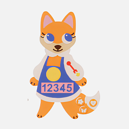 Игровой развивающий Бизиборд "Лисичка"