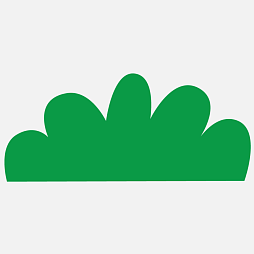 Элемент настенной панели "Теремок" Куст за мышью