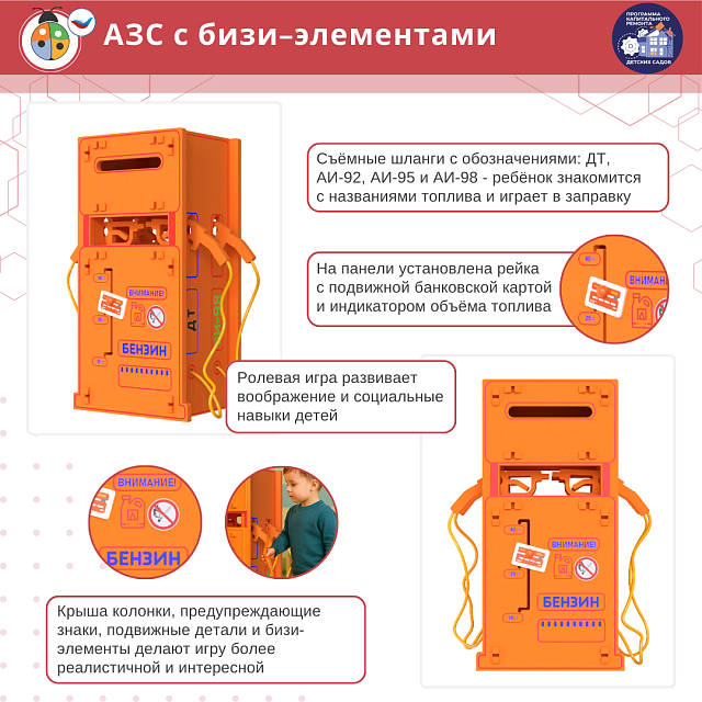 АЗС с бизи-элементами