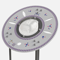 Космоплощадка Жу-Жу: архитектурный элемент "Модель НЛО"