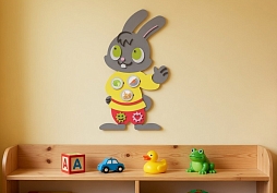 Игровой развивающий Бизиборд "Зайчонок"