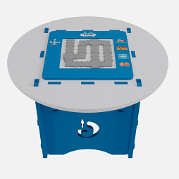 Игровой мягкий сборный стол "Газпром" с интерактивными элементами