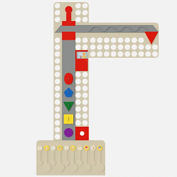 Элемент настенной панели "Кран", мягкий полимер
