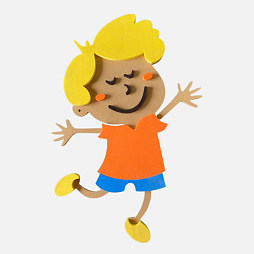 Элемент настенной панели "Ребёнок", мягкий полимер