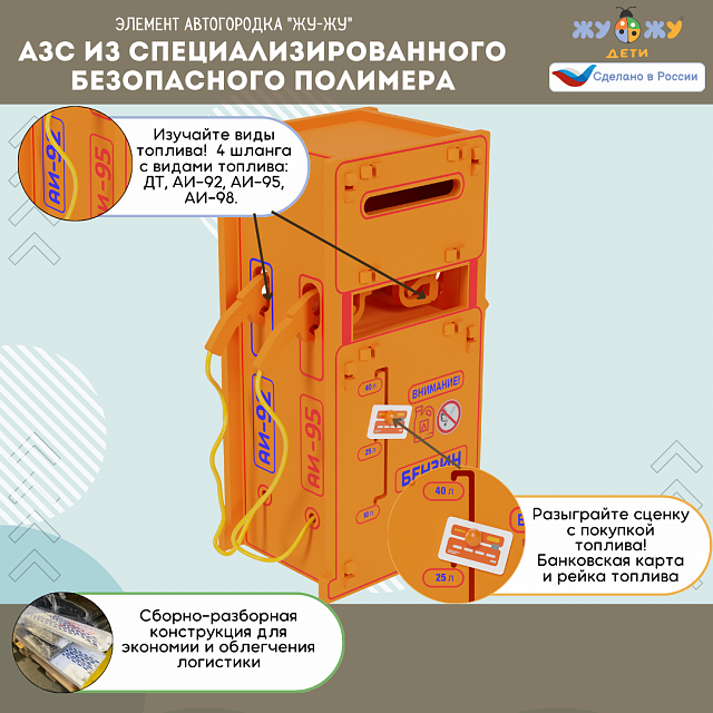 АЗС из специализированного безопасного полимера
