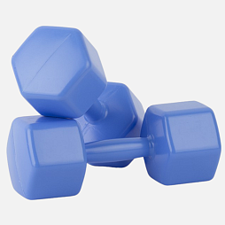 Гантели пластмассовые 0,5 кг 2 шт. (пустые)