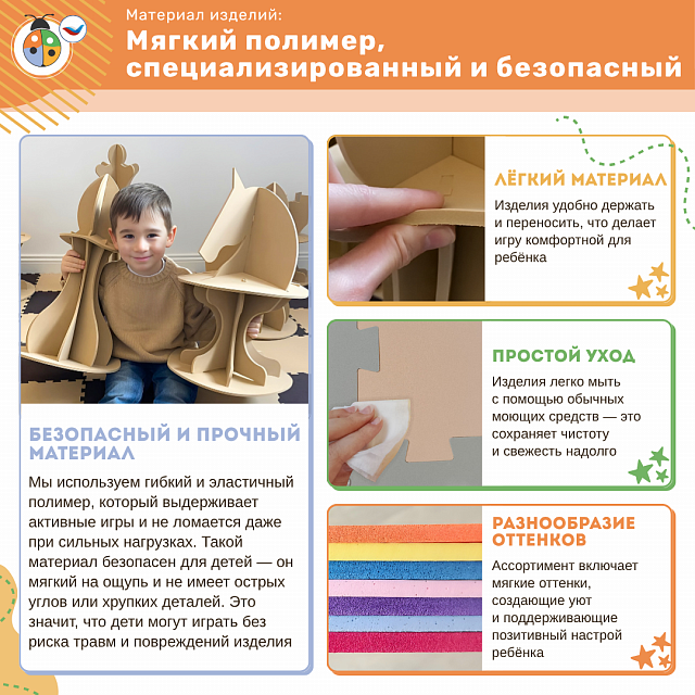 Элемент настенной панели табличка "Лето", мягкий полимер