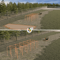 Полоса препятствий №3 по НВП