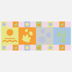 Напольная панель-конструктор "Окружающая среда", мягкий коврик