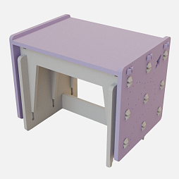 Мягкий столик Жу-Жу с регулировкой высоты, дизайн-серия "Космос"