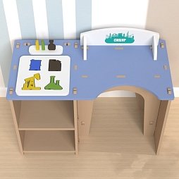 Игровой мягкий модуль "Сибур" с интерактивными элементами