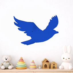 Элемент настенной панели "Птичка", мягкий полимер