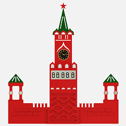 Элемент настенной панели "Кремль", мягкий полимер