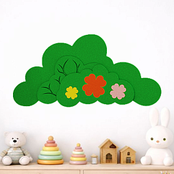 Элемент настенной панели "Куст", мягкий полимер