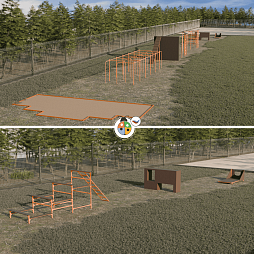 Полоса препятствий №1 по НВП