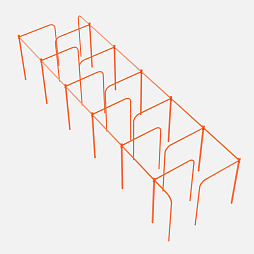 Уличное препятствие для НВП и ОБЖ: "Лабиринт"