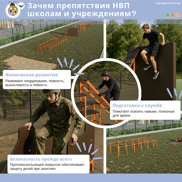 Полоса препятствий №1 по НВП