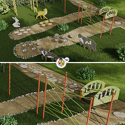 Площадка "Привал на полянке". Комплект 1