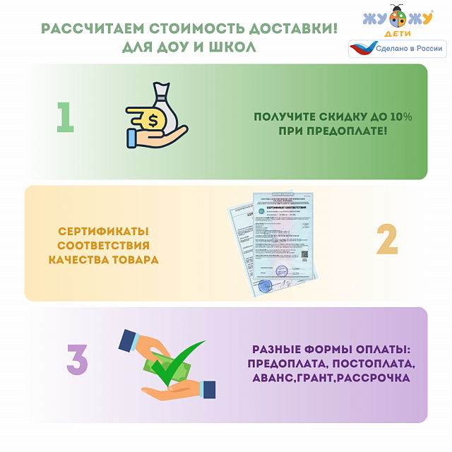 Уличный развивающий бизи-стенд "В гостях у сказки", Жу-Жу