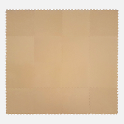 Коврик конструктор для игр и ползания "Жу-Жу", 16 клеток 260 мм, бежевый