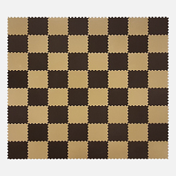 Коврик конструктор для игр и ползания Жу-Жу, 64 клеток 260 мм, коричнево-бежевый