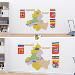 Развивающая настенная панель мобильная “Символика”