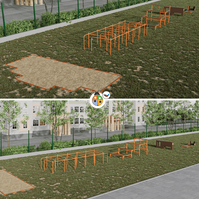 Полоса препятствий №2 по НВП