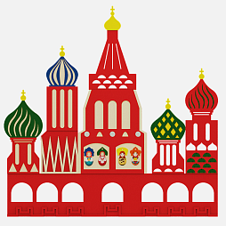 Элемент настенной панели "Собор", мягкий полимер