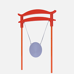 Элемент музыкальной площадки "Гонг" с ударным инструментом