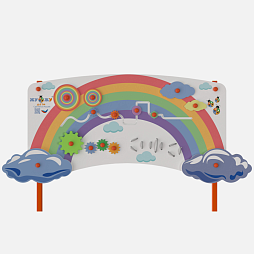 Уличный развивающий бизи-стенд "После дождя", Жу-Жу