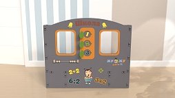Игровой объемный модуль для ДОУ "Здание школы"