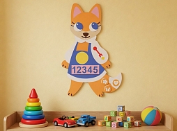 Игровой развивающий Бизиборд "Лисичка"