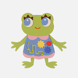 Игровой развивающий Бизиборд "Царевна-лягушка"