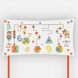 Уличный развивающий бизи-стенд "Веселый счет", Жу-Жу