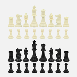 Фигуры шахматные гроссмейстерские пластмассовые акционные