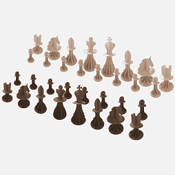 Мягкий напольный конструктор "Объемные шахматы" стандартный, король 750 мм